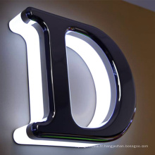 Lettres publicitaires Panneau d&#39;affichage LED rétroéclairé et rétroéclairé